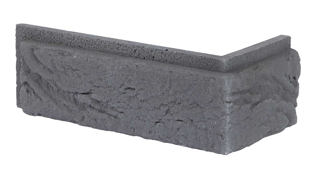 planeo StoneWall Solid Winkelriemchen - Graphit