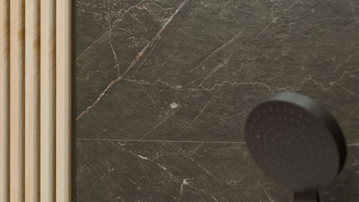 rivestimento planeo SPC - CeraRock Tile Black Slate 120 x 60 cm