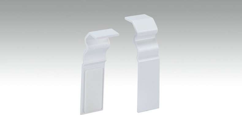 Pièce de raccord autocollante pour plinthe F100201AB Alt-Berlin Blanc 18 x 60 mm (9062162001)
