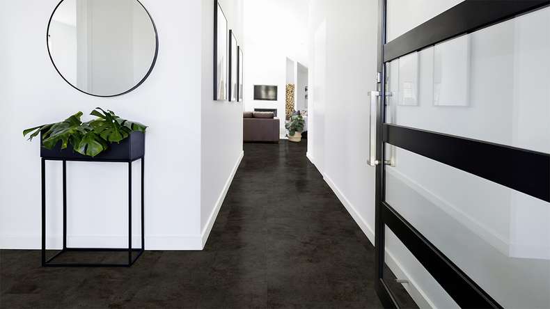 Gerflor Vinile ad incastro - Virtuo 55 Rigid Acoustic Tavla Dark | isolamento acustico integrato (39071453)