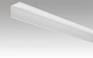MEISTER Sockelleisten Faltenleisten Whiteline 4074 - 2380 x 70 x 3,5 mm (200033-2380-04074 - 2602234074)