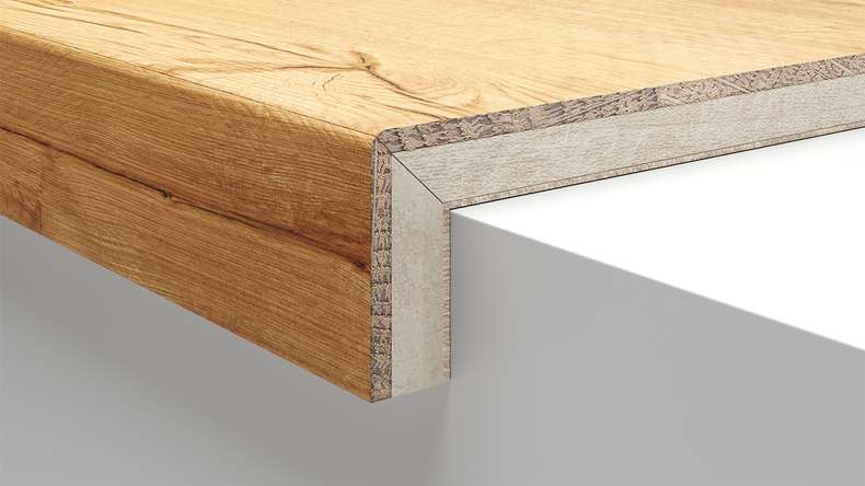 pedata per scale in parquet planeo tipo A - angolo di copertura click top
