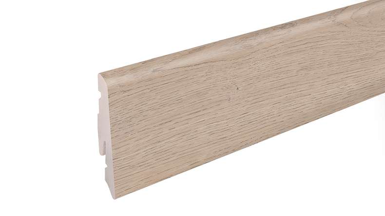 battiscopa planeo SolutionX 2in1 - 2400 x 14 x 58 mm rovere crema (SL0097)