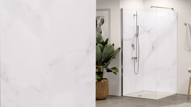 planeo Wallboard - Marble Grey-White Matt - différents formats