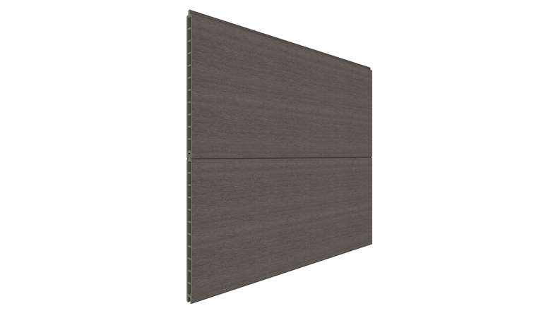 planeo INFINITY XL-Board - Clôture à emboîter WPC CoEx gris foncé 176 x 183