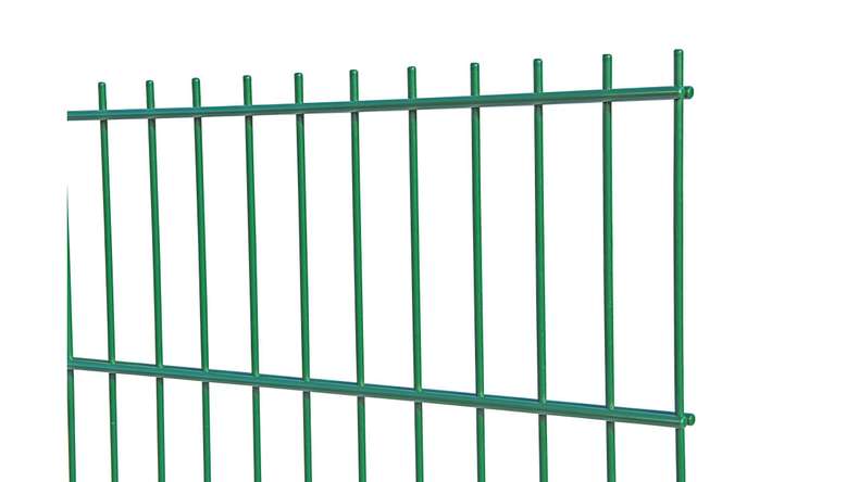 Recinzione a doppia maglia pesante 8/6/8 - Larghezza 2510 mm RAL 6005 verde muschio