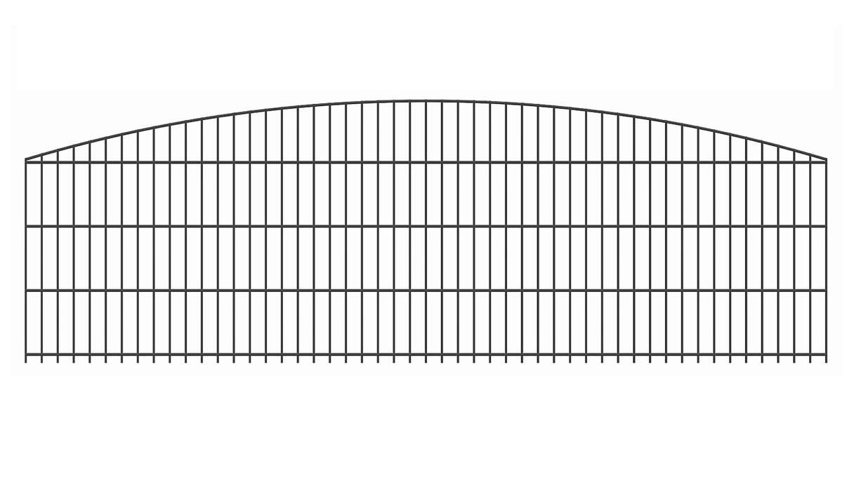 planeo doppia barra decorativa Bow 6/6/6 RAL 7016 antracite