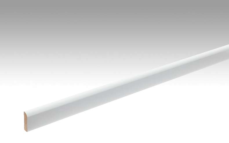 Plinthes MEISTER Uni blanc brillant DF 324 - 2380 x 25 x 6 mm (200007-2380-00324)