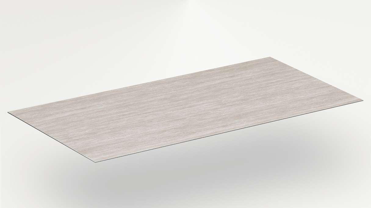 planeo Wandverkleidung SPC - CeraRock Tile Stripes Light Travertine 120 x 60 cm