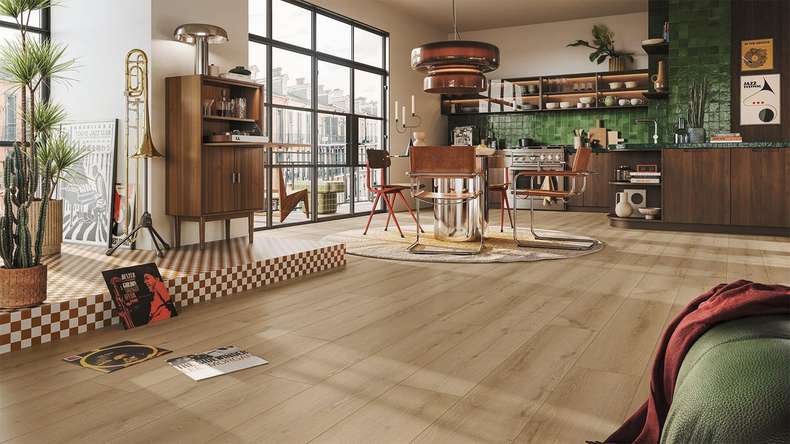 Sol design MEISTER Rigid-Vinyl RM 500 S - 20202 Torch song | Isolation phonique intégrée (400050-1522225-20202)