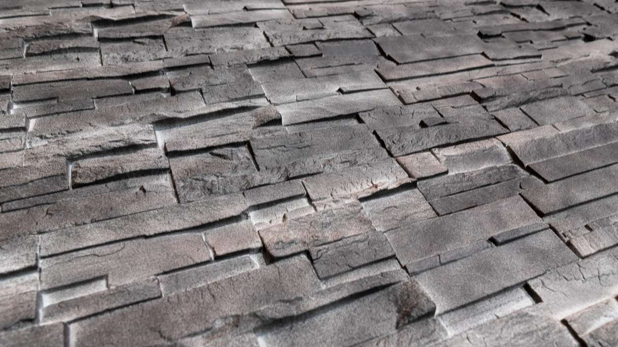 panneau de façade planeo aspect pierre - NoviStone Lava 1054 x 334 mm