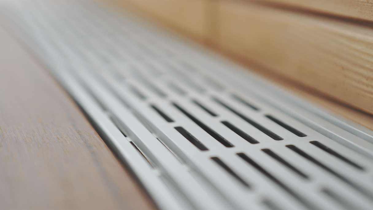 profil de ventilation des terrasses planeo 1200x150x20mm