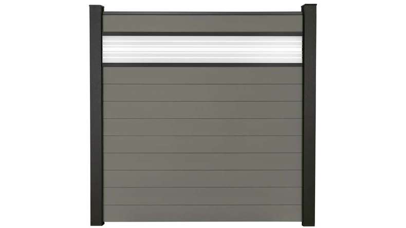 planeo Gardence Strong - Pannello di design vetro30 Grigio