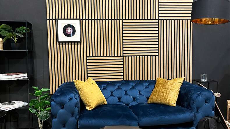 planeo Panneau acoustique - MixWall Timber Solid Flare Oak 52 x 52 cm | Placage en bois véritable (PLMW-00311C)