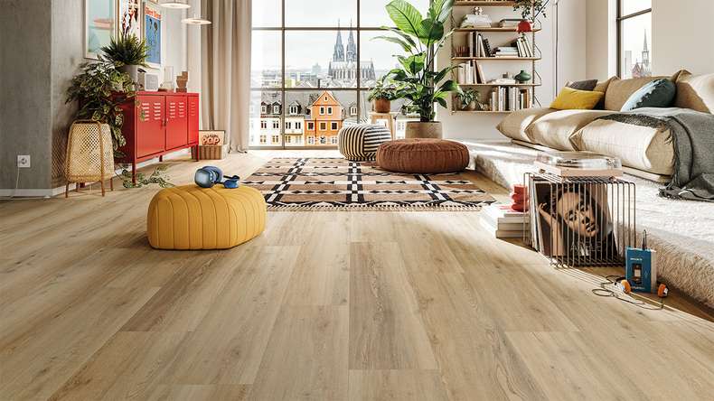 Sol design MEISTER Dryback-Vinyl DD 155 - 20190 Minimal wave structure bois naturel (400048-1226186-20190)