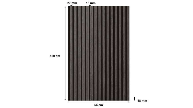 Skaben Panneaux acoustiques SilentWall - Chêne Naturel Noir