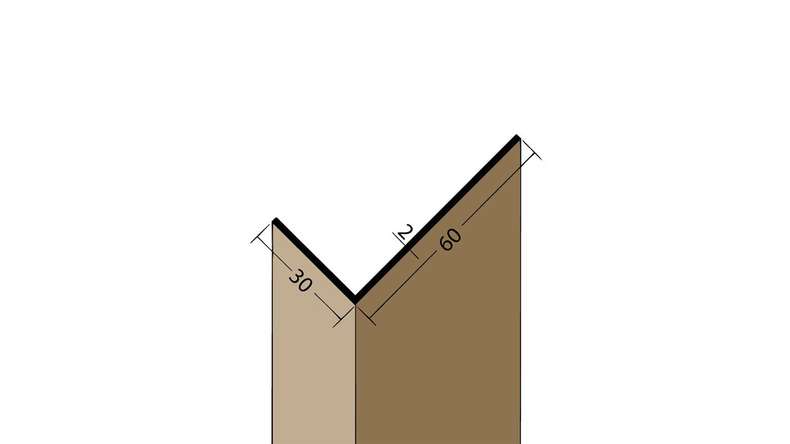 planeo Protect profilo angolare - WP 30x60x2500mm bianco