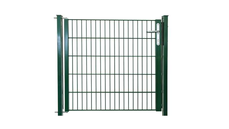 Porte universelle léger 1 feuille vert mousse - L 1090 mm poteaux de porte inclus