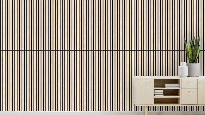 planeo Panneau acoustique - MixWall Timber Touch Althea Oak 52 x 104 cm | Placage en bois véritable (PLMW-10011B)