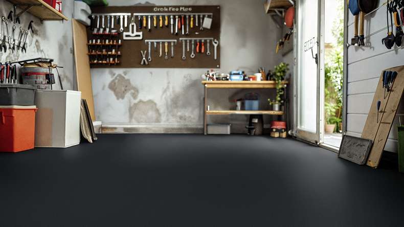 Gerflor Garagenboden - R-Tile 9004 Black (39579004)