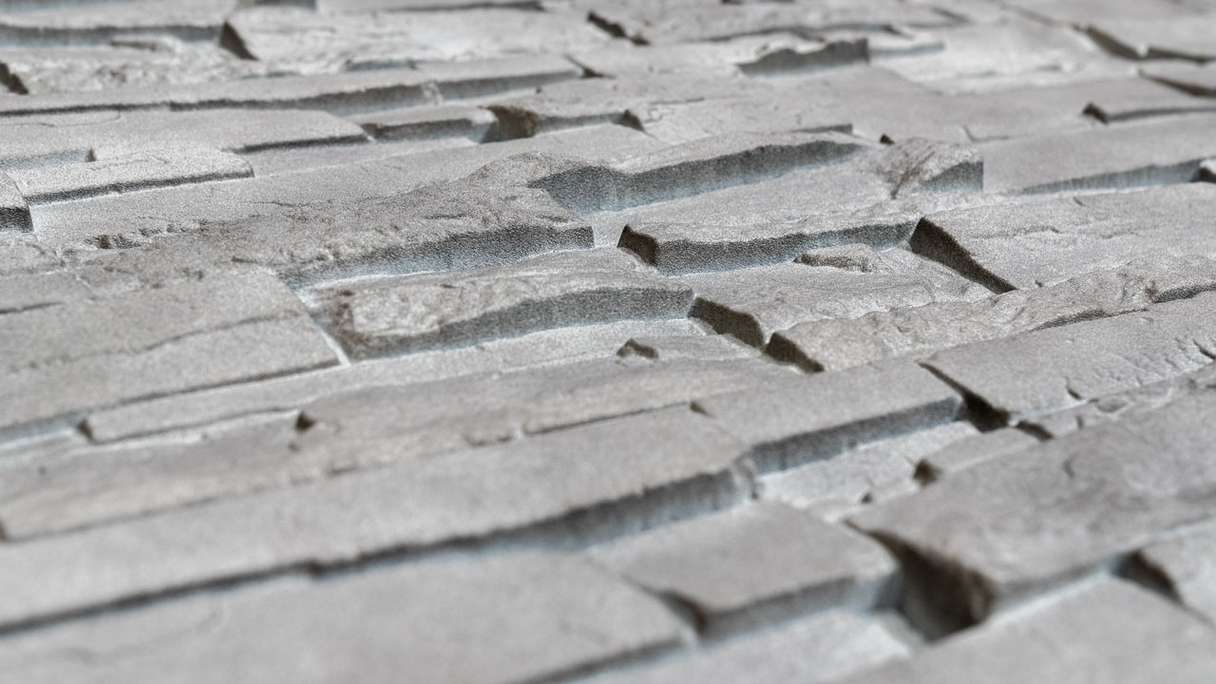 panneau de façade planeo aspect pierre - NoviStone Basalt 1054 x 334 mm