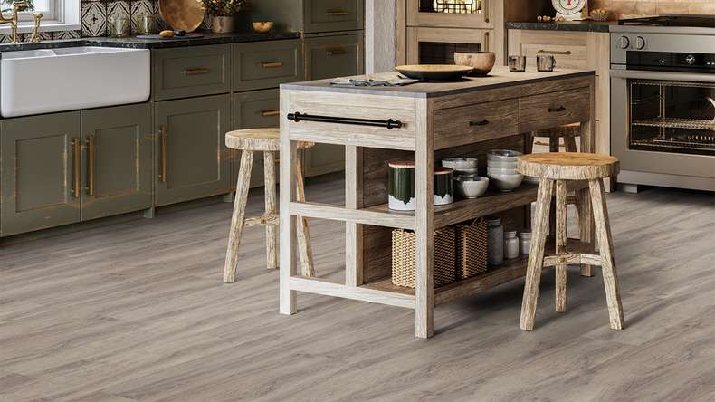 Gerflor vinyle adhésif - Virtuo 30 Glue Down Baita taupe | Aspect authentique (39191026)