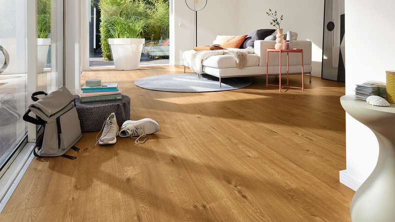 Sol design MEISTER MeisterDesign. next DD 500 S - 07118 Hill Oak | Isolation phonique intégrée (400054-1287220-07118)