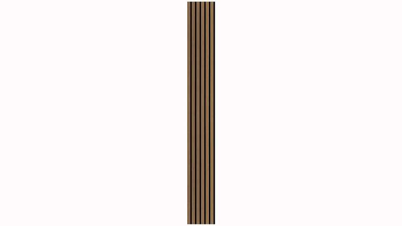 Pannelli acustici Skaben SilentWall Comfort Light - Rovere rustico - 250 x 30 cm