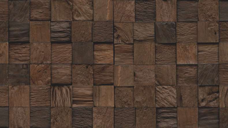 Skaben WoodWall - Cube en bois de teck Sulawesi