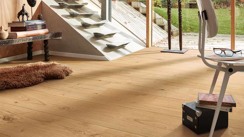 MEISTER Sol en bois Lindura HD 400 - 08915 Chêne authentique verni ultra mat 2200 x 205 x 11 mm (500214-2200205-08915)