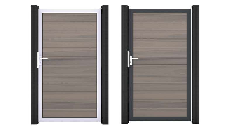 planeo Gardence Strong - BPC-Universaltor Bi-Color co-ex mit Alurahmen