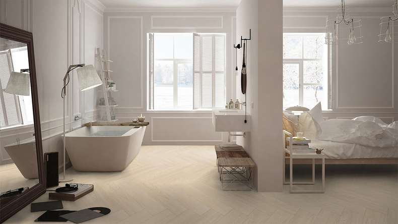 Vinile adesivo Gerflor - Virtuo 55 Glue Down HB Blomma crema | Aspetto autentico (39201463)