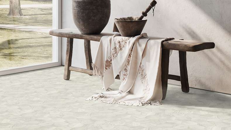 Gerflor CV-Belag - TEXLINE Nature 2381 Hexa Cream