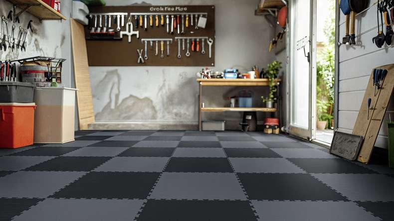 Gerflor Garagenboden - R-Tile 7015 Dark Grey (39577015)