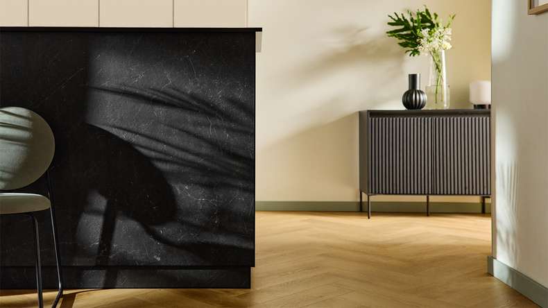 planeo Wandverkleidung SPC - CeraRock Tile Black Slate 120 x 60 cm