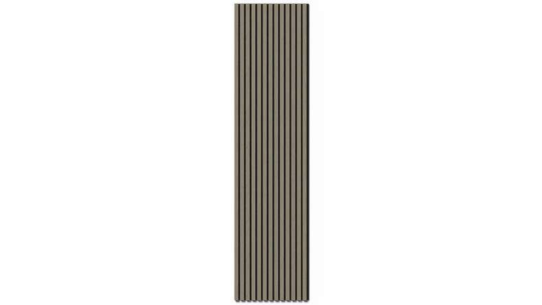 planeo Akustikpaneele - Graueiche 2480 x 600 x 21.5 mm | schwer entflammbar Brandschutz Klasse B