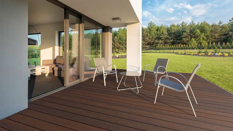 decking in legno planeo - Bambù Ipe 20 x 140 x 2200 mm liscio/francese