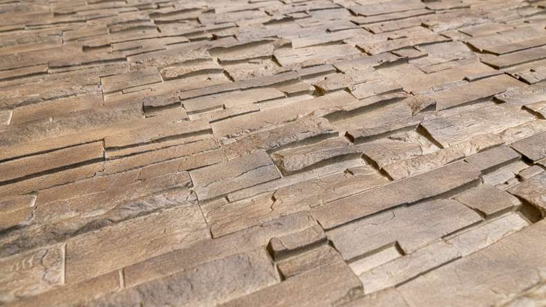 panneau de façade planeo aspect pierre - NoviStone Brownstone 1054 x 334 mm