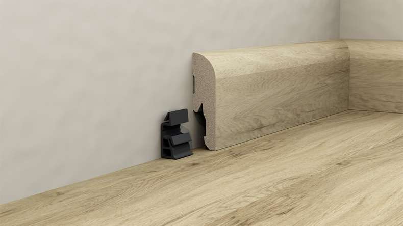 Clip di fissaggio Gerflor per battiscopa in MDF - 30 pezzi (59480001)