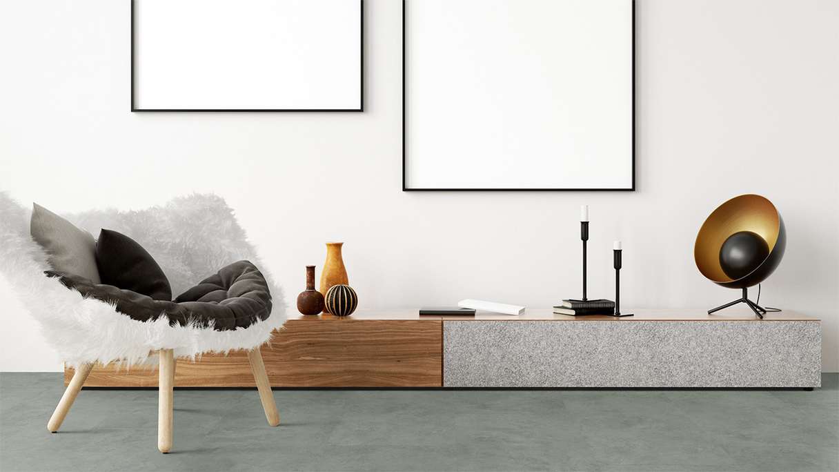 Gerflor Sol PVC clipsable - Virtuo 30 Rigid Acoustic Tavla Green | isolation phonique intégrée (39101452)