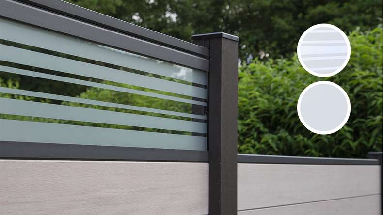 planeo Gardence - Designeinsatz Glasprofil