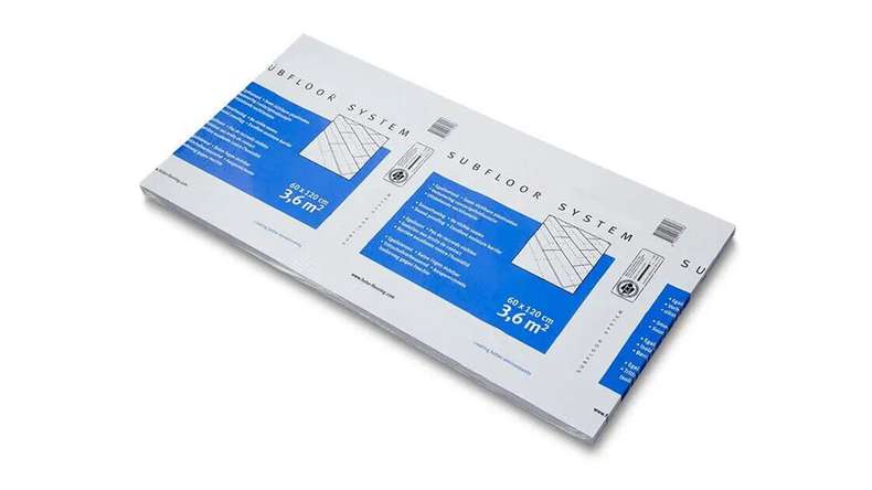 Système de sous-plancher MDF planeo - 2 pièces