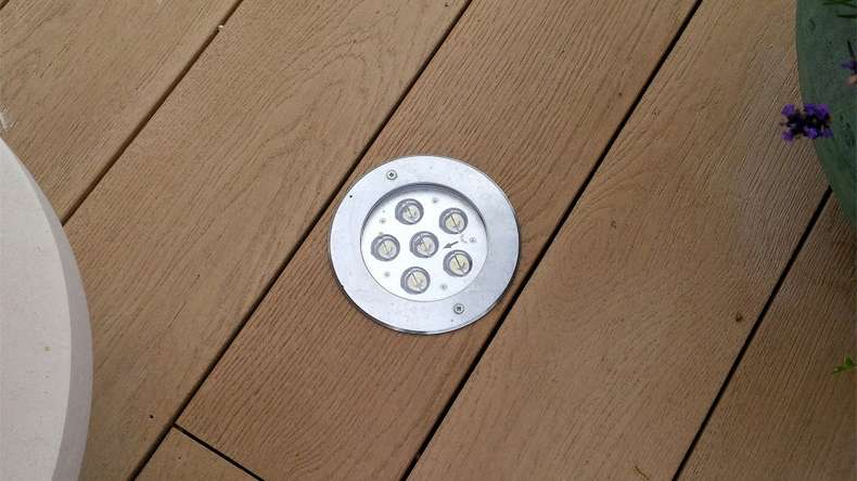 planeo Authoria PureBoard Plancher de terrasse massif - Light Natural Oak 3.6m structuré