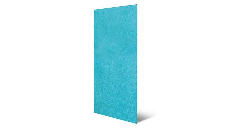 planeo Panneau acoustique en feutre - MixWall EcoColor Line Lagoon Blue 52 x 104 cm (PLMW-40021B)