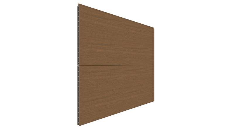 planeo INFINITY XL-Board - WPC CoEx Clôture à emboîter Burma Teck 176 x 183