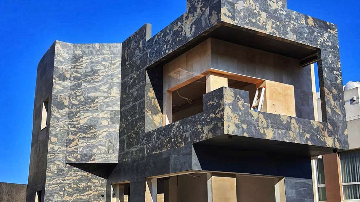 planeo EVOLITH Slate&Stone - revêtement mural en pierre naturelle Terracrust 1220 x 610 mm