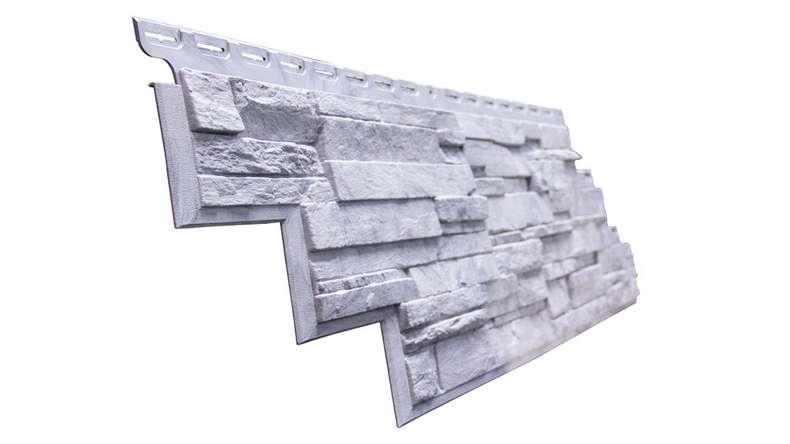 planeo revêtement mural  aspect pierre - NovikStone DS Carrara Collection Grigio - 1054 x 334 mm
