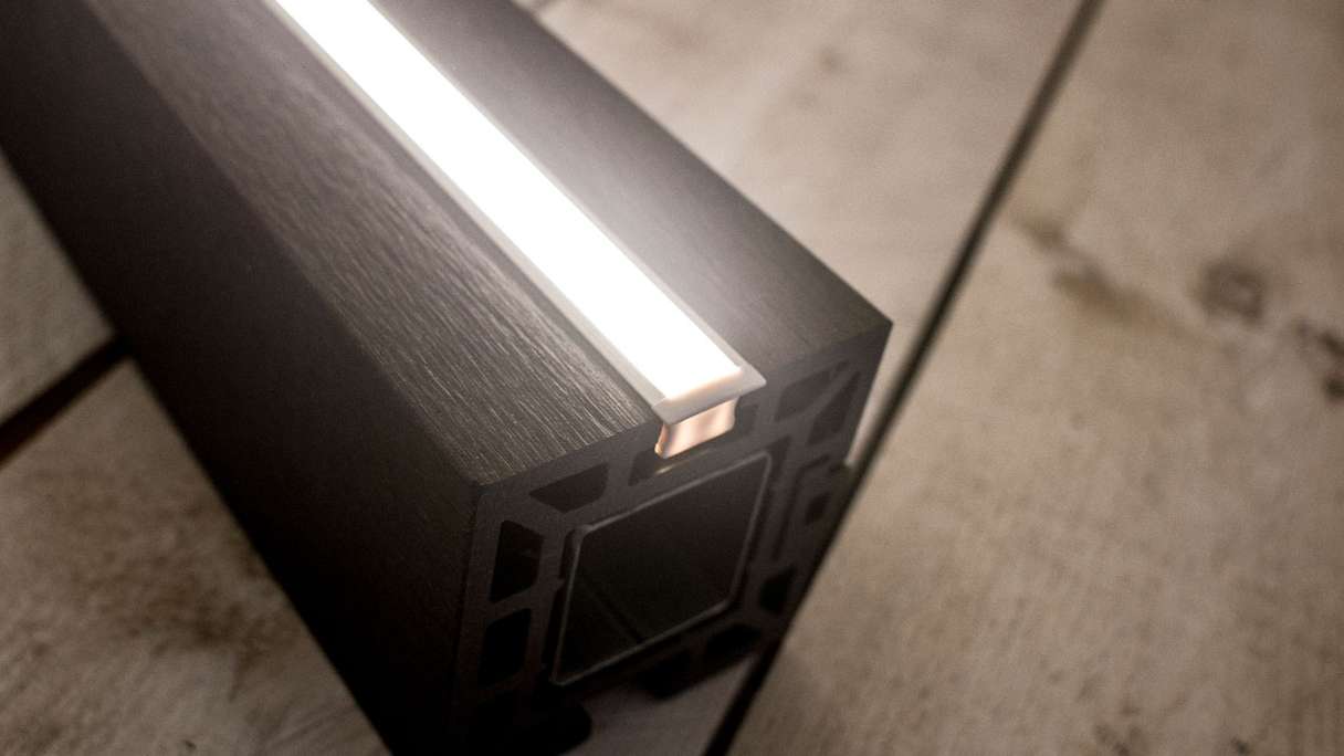 planeo Gardence Lights - set di illuminazione del recinto per 4 strisce luminose