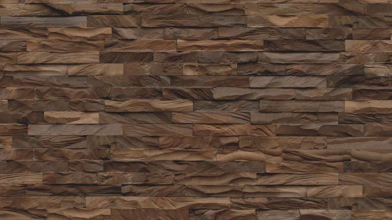 Skaben WoodWall - Legno di cristallo marrone antico