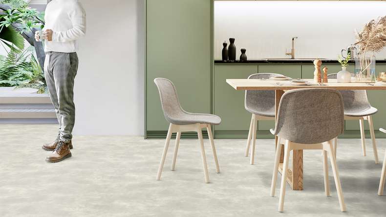 Gerflor CV-Belag - TEXLINE Nature 2389 Konkret Dove